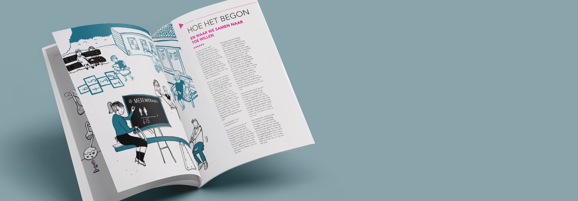 Illustraties in rapporten visueel notuleren